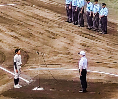 第68回全国高等学校軟式野球選手権秋田県大会 選手宣誓